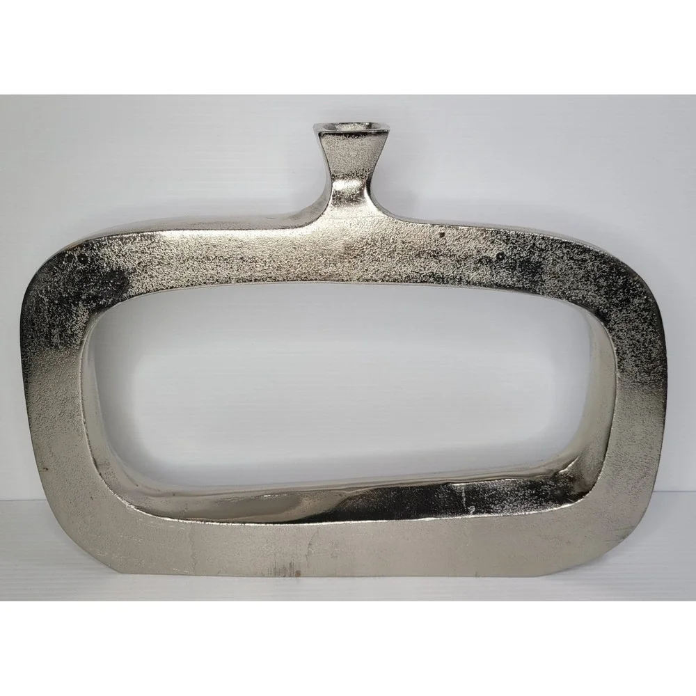 Z Gallerie Lamberton Vase Silvertone India 13